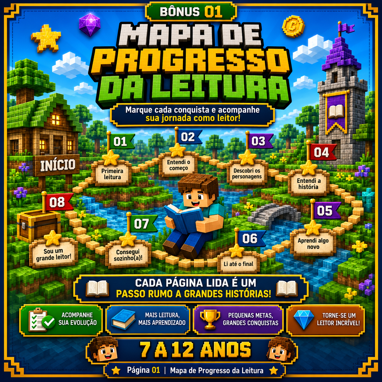 Bônus 01 — Mapa de Progresso da Leitura